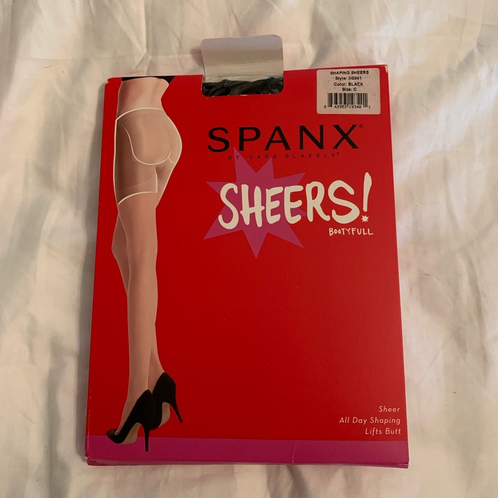 Spanx Sheers! Black Size C